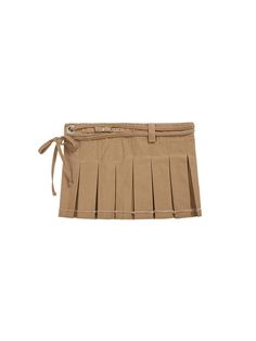 This layered pleated skirt offers versatile styling options with its unique design. It is made with the luxurious touch cotton fabric, Cationic Cotton.- Adjustable size with straps and eyelets- Gathers and rough bottom cut finishing to add appeal to the item- Exclusive logo engraving detail as a refined touch* Actual product color may vary according to the mobile device and monitor resolution.* The actual color of the product is the most similar to the product cut. Chic Cotton Cargo Skirt For Spring, Chic Cotton Cargo Skirt For Summer, Cotton Pleated Tiered Mini Skirt, Spring Cotton Cargo Skirt With Belt Loops, Spring Cotton Skirt With Belt Loops, Cotton Mini Skirt With Belt Loops, Chic Pleated Cotton Mini Skirt, Chic Cotton Mini Cargo Skirt, Summer Beige Cotton Cargo Skirt