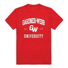 Gardner-Webb University Runnin Bulldogs Seal College T-Shirt The Seal College Tee is a cotton, crewneck t-shirt with a large printed design. The front print design includes the seal,mascot or logo of your favorite college. Start every day showing off your school spirit with these awesome t-shirts. Features Machine Wash, Tumble Dry Low Officially LicensedSpecifications Color: Red Size: Small Team Name: Gardner-Webb University League Name: NCAA Fabric Material: 100% Cotton Fit: Athletic Weight: 0.42 lbs - SKU: ZX9WRPB970531 Size: S. College Tees, Mississippi State Bulldogs, Texas Tech Red Raiders, College T Shirts, Pet Shirts, Team Name, Team Names, School Spirit, Dog Shirt