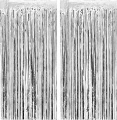 two black and white images of vertical lines