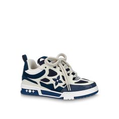 LOUIS VUITTON® - Lv Skate Sneaker - Marine Lv Skate Sneaker, Luxury Sneakers Men, Zapatillas Louis Vuitton, Louis Vuitton Sneaker, Louis Vuitton Shoes Sneakers, Lv Sneakers, Louis Vuitton Sneakers, Dark Street, Pretty Shoes Sneakers