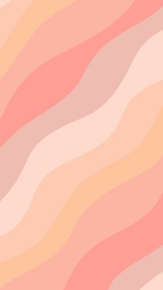 an abstract pink and orange background with wavy lines in the center, as well as horizontal stripes