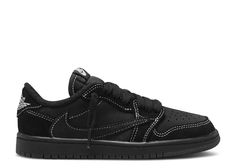 Travis Scott X Jordan 1 Retro Low OG SP PS 'Black Phantom' - Air Jordan - DO5442 001 - black/phantom/university red Jordans 3 Millatry Bottom, Jordan Retro 1 Low, Travis Scott Shoes, Skate 4, All Black Nikes, Outfits Put Together, Designer Shoes Sneakers, Pretty Sneakers, Jordan 1 Black