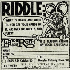 an old black and white advertisement for ride