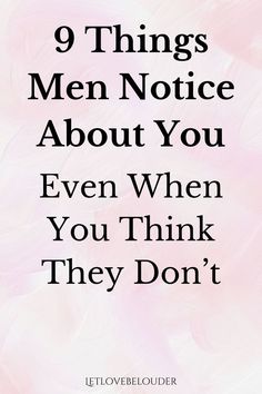 Men are more observant than we often realize, noticing small details about your behavior, appearance, and personality. From the way you carry yourself to how you communicate non-verbally, these subtle signs can have a big impact on their perception of you. Discover the nine key things men notice and how they influence attraction and relationship dynamics. #RelationshipTips #DatingAdvice #WhatMenNotice #LoveAndAttraction #RelationshipDynamics #DatingTips #NonVerbalCommunication #MenInLove #AttractionSecrets #LoveLife Nonverbal Communication, Relationship Dynamics, Small Details, Dating Tips, Dating Advice, Relationship Tips