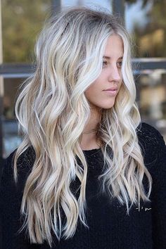 Chignon Simple, Bronde Balayage, Hairstyles Trendy, Balayage Blonde, Frontal Hairstyles, Blonde Hair Looks, Ombre Hair Color, Platinum Blonde Hair