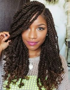 Kinking Hair Styles, Cabello Afro Natural, Twists Hairstyles, French Braid Ponytail, Passion Twists, Twist Braid, Oval Face Hairstyles, Braids Styles, Twist Braid Hairstyles