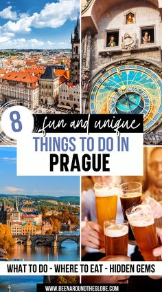 a collage of photos with the words, 8 places to visit in france for free