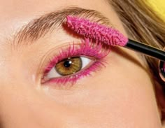 Add a fun pop of color to your lashes with our Natural Fuchsia Mascara by Bare Natur-All Minerals. This vegan, organic, and GMO-free mascara is perfect for those looking to break away from traditional black or brown and experiment with bold, eye-catching lashes. The vibrant fuchsia hue brings a unique twist to your makeup routine, making your eyes stand out with an unforgettable, playful look. Our 100% natural mascara is formulated without harmful chemicals, ensuring it's safe for sensitive eyes. The clump-free and waterproof formula keeps your lashes looking voluminous and smudge-free all day long, even in humid conditions. Whether you're heading out for a fun night, a festival, or just want to brighten your daily look, this fuchsia mascara delivers bold, beautiful results. Advantages: - Coloured Mascara, Colored Mascara, Fest Outfits, Eye Makeup Art, Pink Makeup, Mascara Lashes, Makeup Eyeliner, Make Me Up