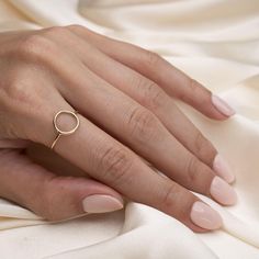 Gold Full Moon Ring Have the full moon at your finger tips. Handcrafted with precision, our Full Moon Ring is simple enough to be worn as an everyday piece and is sure to elevate your ring stack. Material: 14k Gold filled 14k Gold Rings For Gift, 14k Gold Rings As Gift, 14k Gold Full Circle Rings As A Gift, Dainty Open Circle Ring For Gift, Dainty Open Circle Rings As Gifts, Dainty Open Circle Ring As Gift, Yellow Gold Open Circle Ring For Gift, Simple Round Initial Promise Ring, Gold Circle Ring