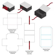 the instructions for how to make a paper box