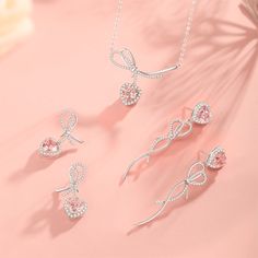 Heart is the most-loved symbol that says it all, present our "It Is A Crush" to your darling and show her your love affection. The "Sugar Bow Bow" collection is inspired by the delicate and romantic beauty of the bow. With its sparkling gems and intricate designs, each piece in this collection captures the sweet and playful charm of the bow. The collection is meant to celebrate the joy and excitement of falling in love, and to inspire the wearer to embrace their romantic side and to let their he Sweet White Jewelry For Valentine's Day, Cute Clavicle Chain Jewelry For Valentine's Day, Cute Sterling Silver Jewelry For Valentine's Day, Sweet Silver Necklace Perfect For Gifts, Feminine Jewelry For Valentine's Day, Feminine Sterling Silver Jewelry For Valentine's Day, Sweet Style Valentine's Day Jewelry Gift, Valentine's Day Sweet Style Jewelry Gift, Sweet Valentine's Day Jewelry Gift