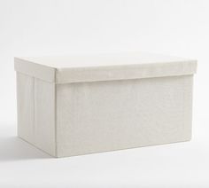 a large white storage box on a white background