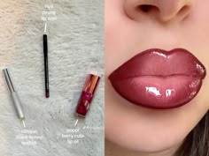 Kali Uchis Lip Combo, Cherry Red Lip Combo, Makeup 101, Makeup For Black Skin, Brown Skin Makeup