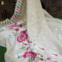 Preorder: Handloom Pure Tussar Silk Silver Zari Banarasi Muniya Border Dupatta - Khinkhwab Transitional Silk Traditional Wear In Off White, Transitional Off White Silk Traditional Wear, Transitional Off-white Silk Traditional Wear, Designer White Silk Traditional Wear, White Silk Traditional Designer Wear, Festive Off White Silk Traditional Wear, Festive Off-white Silk Traditional Wear, Off White Chanderi Blouse Piece With Cutdana, White Raw Silk Blouse Piece For Eid