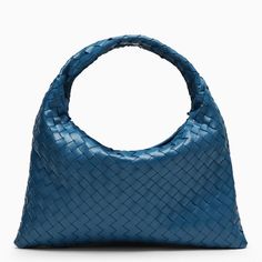 Small Bottega Veneta handbag in Deep pacific-coloured leather, Intrecciato pattern. Model with top handle, tone-on-tone interior and zipped pocket. Luxury Handheld Satchel With Braided Handles, Blue Rectangular Bag With Intrecciato Weave, Luxury Satchel With Braided Round Handles, Designer Blue Shoulder Bag With Braided Handles, Chic Blue Bag With Intrecciato Weave, Luxury Top Handle Bags With Intrecciato Weave, Blue Intrecciato Weave Shoulder Bag, Blue Top Handle Bag With Intrecciato Weave, Blue Bags With Intrecciato Weave For Daily Use