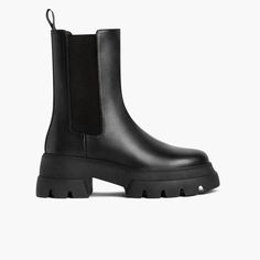 Women's Reign Chunky Outsole Chelsea Boot In Black - Thursday Boots Bike Riding Outfits, Thursday Boots Women, Tall Chelsea Boots, Black Loafers Men, Trendy Mom Outfits, Thursday Boot Company, Thursday Boots, 2024 Aesthetic, Wardrobe Refresh