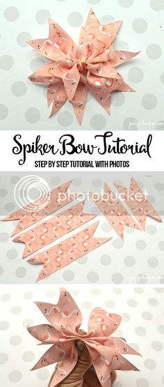 Fabric Bow Tutorial, Diy Baby Bows, Easy Bow, Diy Baby Headbands, Making Bows