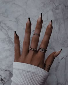 Nagellack Trends, Classy Acrylic Nails, Almond Nails Designs, Almond Acrylic Nails, Luxury Nails, Fire Nails