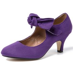 Purple Fitted Heels With 4-inch Heel, Purple Wedding Shoes For Party, Purple Block Heel Party Heels, Purple Block Heel Heels For Party, Purple High Heel Party Heels, Fitted Purple Heels With 4-inch Heel, Fitted Purple High Heels, Purple Block Heel Evening Heels, Fitted Purple Heels With Closed Toe