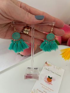 🌟 Elevate Your Style with Boho Aztec Themed Tassel Drop Earrings! 🌟 Dive into the mesmerizing world of bohemian flair and ancient Aztec vibes with our stunning collection of Tassel Drop Earrings! Crafted with passion and inspired by the rich cultural tapestry of the Aztec civilization, these earrings are more than just accessories; they're a statement of individuality and artistry. The playful tassel design adds a dynamic flair to any outfit, effortlessly blending with both casual ensembles an Turquoise Tassel Earrings For Beach, Turquoise Dangle Tassel Earrings For Party, Adjustable Chandelier Earrings For Summer, Handmade Turquoise Tassel Earrings, Bohemian Dangle Tassel Earrings For Party, Turquoise Tassel Drop Earrings For Summer, Summer Turquoise Tassel Drop Earrings, Trendy Dangle Tassel Earrings For Summer, Green Tassel Earrings With Latkans For Gifts