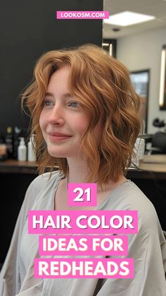 21 Gorgeous Hair Color Ideas Every Redhead Should Explore Colors That Go With Copper Hair, Blonde Hair Vs Red Hair, Lived In Red Hair Color, Redhead To Brunette, Redhead Hair Dye Ideas, Best Red Hair Color For Blue Eyes, One Colour Hair Dye Ideas, Chunky Highlights For Red Hair, Toner For Red Hair