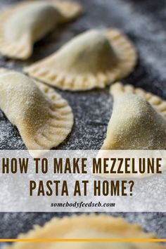 how to make mezleve pasta at home? with text overlay that reads, how to make mezzeline pasta at home?