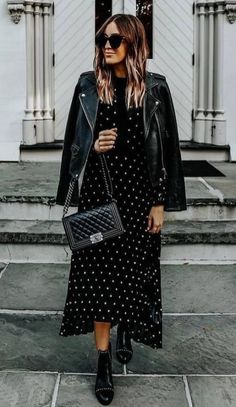 Style Inspiration Work, Black Biker Jacket, Fashion Photography Inspiration, Mode Casual, Outfit Trends, Black Women Fashion, Fashion Winter, Mode Inspiration