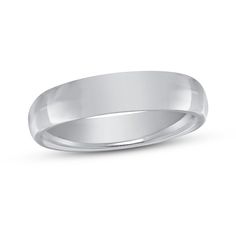 a wedding ring in white gold