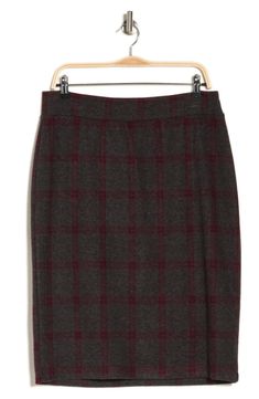 Renee C Plaid Pencil Skirt | Nordstromrack Plaid Pencil Skirt, Knit Pencil Skirt, Polished Style, Nordstrom Store, A Pencil, Plaid Print, Clothes Outfits, Plaid Pattern, Style Ideas