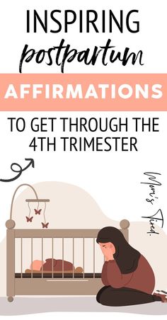 a mom struggling with postpartum and her baby - postpartum affirmations Postpartum Hormones, Postpartum Quotes, Postpartum Freezer Meals, Postpartum Tips, Postpartum Must Haves, Postpartum Meals, Mom Affirmations, Postpartum Healing