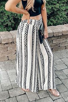 Casual Print Split Joint Loose Conventional Full Print Bottoms Style Of Pants, Black Off Shoulder, Custom Made Clothing, Clothes Casual, Dress Home, High Waisted Jeans, Bodycon Mini Dress, Online Clothing, Fashion Clothes