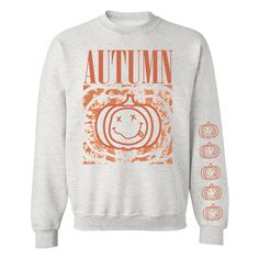 It smells like fall spirit! 🍂🤘🏽 Alternative Style Fall Streetwear T-shirt, Fall Graphic Print Long Sleeve Sweatshirt, Fall Letter Print Sweatshirt For Streetwear, Fall Sweatshirt With Letter Print For Streetwear, Fall Streetwear Crew Neck Sweatshirt, Crew Neck Sweatshirt For Fall Streetwear, Fall Grunge Streetwear T-shirt, Casual Screen Print Sweatshirt For Fall, Alternative Fall Streetwear T-shirt