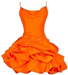 Orange Mini Dress With Spaghetti Straps For Evening, Evening Mini Dress In Orange With Spaghetti Straps, Formal Orange Dresses With Ruffles, Formal Orange Dress With Ruffles, Formal Orange Ruffled Dresses, Orange Ruffled Mini Dress For Cocktail, Orange Ruched Dress With Spaghetti Straps, Elegant Orange Mini Dress With Ruffles, Deep Orange