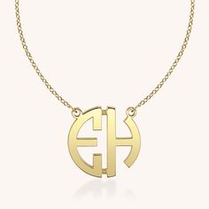 Precise lines, quintessential bold script, if ever a necklace commanded attention, it’s our best-selling (and Monya Heirloom) Michele Monogram. Classic Nameplate Necklaces, Classic White Gold Name Necklace, Classic Nameplate Initial Necklace, Classic Formal Pendant Name Necklace, Classic Necklaces With Initials On Round Pendant, Classic Formal Name Necklace With Initials, Classic 14k Gold Custom Necklace, Classic Round Pendant Necklace With Initials, Classic Engraved Name Necklace For Formal Occasion