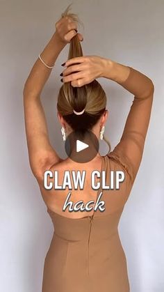 Claw Clips Medium Hair, Hairstyles With Claw Clips, Hair Claw Clip Hairstyles, Elegant Hair Styles, Claw Clip Hairstyles, Clip Hairstyles, Brave Women, 10k Views, Edgy Hair