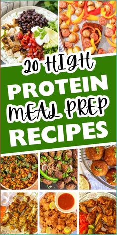 20 weight protein meal prep recipes