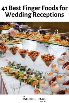 the cover of a cookbook with food on it and an image of a buffet table