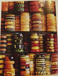 ...collection, in part... Braces Colors Ideas, Celluloid Jewelry, I'm Jealous, Beautiful Bangles, Health Aesthetic, Braces Colors, Lucite Jewelry