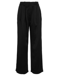 Viscose and wool blend pants with front pleats, hook-and-eye and button closure, pockets and a loose leg. Composition: 82% viscose 18% wool Celebrity Culture, Pleats Please Issey Miyake, Dress For Success, Jeans Jumpsuit, Skirt Suit, Blouse Dress, Bottoms Pants, Short Pants, Designing Women