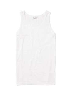 Find SUNSPEL Cotton-jersey Tank Top S on Editorialist. White Cotton Vest, 100% Cotton, Machine Wash Simple cotton-jersey tank tops are a versatile addition to any man's wardrobe. Wear this Sunspel style in a multitude of ways, as a fitted undershirt, an effortless loungewear option or with shorts and flip flops in the summer. White Tank Top Men, White Undershirt Outfits, Undershirt Outfit, Cotton Vest, Men's Wardrobe, White Undershirt, Lounge Wear, Mens Shirts, Tank Tops