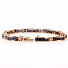 A luxury jewelry gift for your loved ones.-Material - 14K Solid Yellow Gold ( Stamped ) -Gemstone - Genuine Sapphire & Diamonds-Gemstone Weight - 8.590 ct-Diamond Weight - 0.600  ct-Gross weight - 13.80 gramsYou can also go to my shop Home for more similar bracelets: https://www.etsy.com/in-en/shop/SilverAppealWe offer free resizing, and any customization is welcome.A satisfied customer is our top priority, and we try our best to make these timeless pieces for you.Please contact me for any q Gold Flexible Bracelet For Anniversary, Fine Jewelry, Fine Jewelry Gold Flexible Bracelet For Anniversary, Classic Gemstone Tennis Bracelet For Anniversary, Classic Gemstone Bracelet For Anniversary, Classic Gemstone Bracelets For Anniversary, Classic Anniversary Bracelet With Gemstone, Gemstone Bangle Tennis Bracelet For Anniversary, Gemstone Tennis Bangle Bracelet For Anniversary, Anniversary Gemstone Bangle Tennis Bracelet