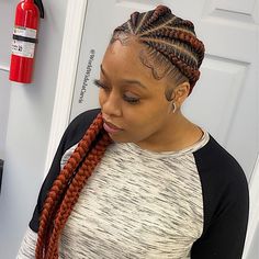 Big Cornrows Hairstyles, Feeding Braids, Big Cornrows, Feedin Braids, Cornrows Hairstyles, Make Hair Thicker, Hair Braiding Styles, African Hair Braiding, Ghana Braids