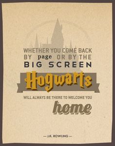 the hogwarts quote from harry potter