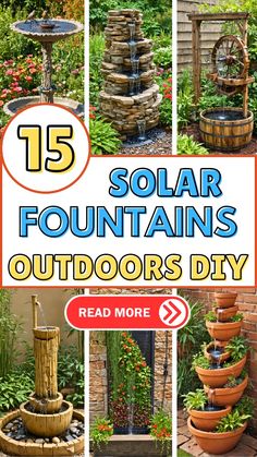 the top ten diy projects for solar fountains