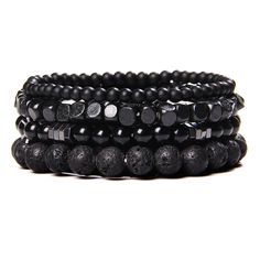 NEW UNISEX BLACK LAVA ONYX BEADS BRACELETS! THE REVIEWS SPEAK FOR THEMSELVES. Check out the newest Unisex Black Lava Onyx Beads Bracelet in our stock priced at just US $14.95. Our latest addition means you have a greater selection of Men's Bracelets items to shop from, all on our website. Shop (and buy) with confidence through our high-quality craftmanship and many glowing customer reviews. Take a closer look below! UNISEX BLACK LAVA ONYX BEADS BRACELET INFORMATION Any questions left? Then feel free to contact us in any convenient way, and don’t be shy to ask anything you want to know because we're always happy to answer any question. Introducing our TRENDY Beaded Bracelet, a stylish and versatile fitness tracker suitable for both women and men. Crafted with high-quality natural stone bead Male Inspiration, Black Labradorite, Lava Stone Bracelet, Black Beaded Bracelets, Beads Charm, Hematite Bracelet, Labradorite Bracelet, Men Bracelet, Natural Stone Beads