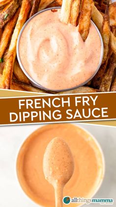 A bowl of creamy French fry dipping sauce surrounded by crispy golden fries, with one fry dipped into the sauce. Best Fry Sauce, French Fry Dipping Sauce, Fry Dipping Sauce, French Fry Sauce, Vegan Fries, Dipping Sauces Recipes, Burger Toppings, Fry Sauce, Miracle Whip