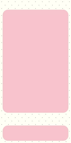 a pink and white square with dots on the bottom, in front of a white background