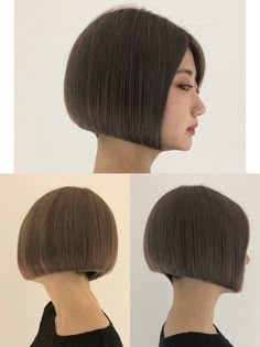 Fun Short Hair, Add Volume To Fine Hair, Bob With Undercut, Short Bob With Undercut, Short Hair Colors, Pixies Haircut, Bob Undercut