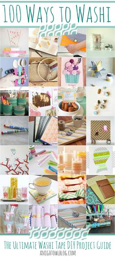 the ultimate wash - tape project guide for kids and adults to make their own crafts