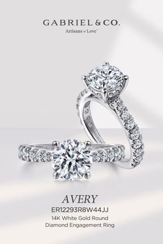 Avery - 14K White Gold Round Diamond Engagement Ring
ER12293R8W44JJ Luxury Infinity Diamond Ring With Prong Setting, Luxury Platinum Rings For Proposal, Classic Wedding Ring With Vs Clarity, Luxury Diamond Cut Ring For Proposal, Classic Round Wedding Ring With Vs Clarity, Luxury Jewelry For Proposal With Round Cut, Elegant Platinum Ring For Proposal, Elegant Platinum Wedding Ring For Proposal, Elegant Round Ring For Proposal